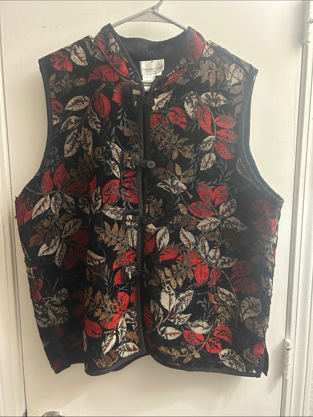 Vintage Patterned Quilted Vest
